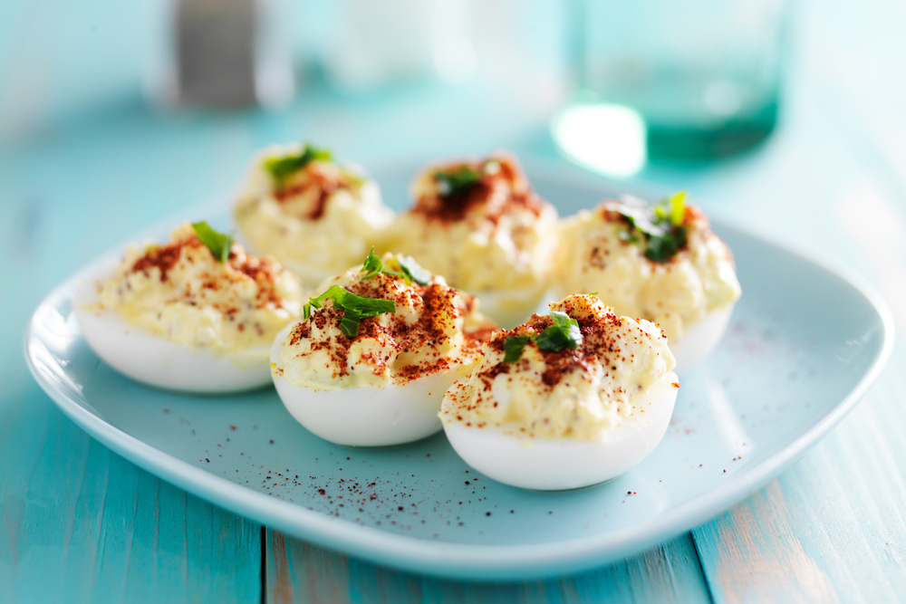 deviled eggs