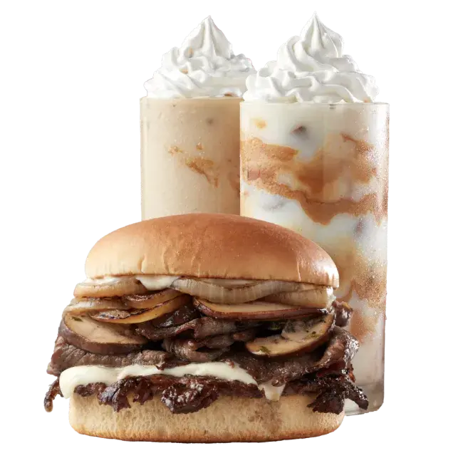 Prime Steakburger & REESE’S® Caramel Peanut Butter Cup Concrete and REESE’S® Creamy Peanut Butter Shake