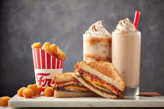 Freddy's Grilled Cheese Steakburger, Tots, and Fall Treats